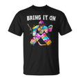 Jugador De Hockey Sobre Hielo Portero Hockey Goalie Hockey Regalo Camiseta unisex