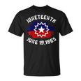 June 19 1865 Black Freedom Black History Junenth Flag T-Shirt