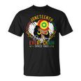 Junenth Breaking Every Chain Since 1865 African Women T-Shirt