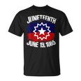 Junenth Flag June 19Th 1865 Junenth Black Freedom Day T-Shirt