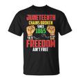 Junenth Freedom Chains Broken T-Shirt