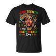 Junenth Is My Independence Day 1865 Black African Women T-Shirt