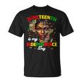 Junenth Is My Independence Day Pride African Womens T-Shirt