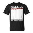 Junggesellenabschied Party Gästebuch Unterschrift Jga T-Shirt