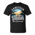 Kanufahrer Kanu Kanutour Survivor 2024 T-Shirt