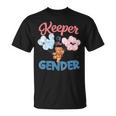 Keeper Of The Gender Reveal Baby Bear Balloons Party T-Shirt
