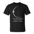 Kingston Ontario Solar Total Eclipse April 2024 Canada T-Shirt