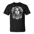 La Catrina Eleganz Elegante Sugar Skull Dame T-Shirt