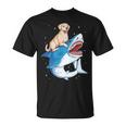 Labrador Shark Space Galaxy Jawsome T-Shirt
