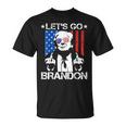 Let's Go Brandon Pro Trump 2024 Flag Anti Joe Biden T-Shirt