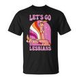 Let's Go Lesbians Lgbtq Lesbian Pride Month Cowgirl T-Shirt