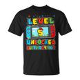 Level 5 Unlocked Birthday Boy Happy 5Th Birthday Videos Game T-Shirt