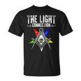 Light Connection Oes Masonry Freemasonry Masonic Freemason T-Shirt