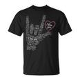 I Love You Asl Sign In Several Languages Asl Love T-Shirt