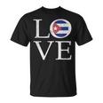 I Love Cuba Bandera Cubana Souvenir Love Camiseta unisex