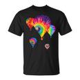 Love Hot Air Balloon Tiedye Ballooning Hobby Wear Dark T-Shirt