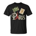 I Love Paris French Vintage Souvenir For Traveler T-Shirt