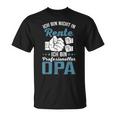 Lustiges Opa Spruch Nicht In Rente Profesioneller Opa T-Shirt