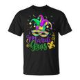 Mardi Gras 2024 S Girls Mask Beads New Orleans Party T-Shirt