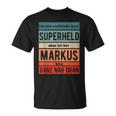 Markus First Name Lettering Boys T-Shirt