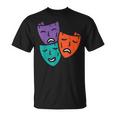 Máscaras De Teatro De Época I Actores I Teatro Camiseta unisex