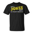 Matching Jones Family Name Its A Jones Surname Thing T-Shirt