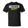 Meister Trainer Coach Football S T-Shirt