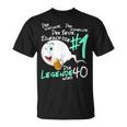 Men's Die Legende Wird 40 Jahre 40S Birthday T-Shirt