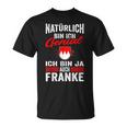 Men's Franke Franken Coat Of Arms Franke Middle Franken T-Shirt