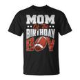 Mom Football Birthday Boy Family Baller B-Day Party T-Shirt