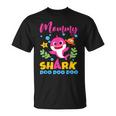 Mommy Of Birthday Shark Matching Oufit Party For Family T-Shirt