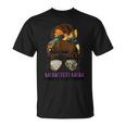 Monster Truck Mom Monster Truck Lovers Messy Bun T-Shirt