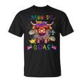 Moo-Di Mardi Gras Bead Heifer Fat Tuesday Festival Costume T-Shirt