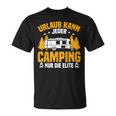 Motorhome Vacation Kann Jeder Camping Die Elite Camper T-Shirt