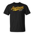 Naptown 317 Naptown Area Code Vintage Pride City T-Shirt