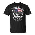 Navy Proud Patriotic Veteran Retired T-Shirt