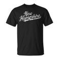 New Hampshire Nh Vintage Sports Script Retro T-Shirt