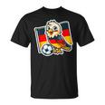 Niedlicher Adler Deutsch Banner Fan Deutschland Flagge T-Shirt