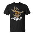 Ninja Turkey Bird Thanksgiving T-Shirt