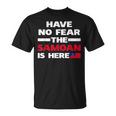 Have No Fear The Samoan Is Here Flag T-Shirt