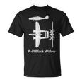 Northrop P-61 Black Widow P61 Plane P 61 Night Fighter P 61C T-Shirt