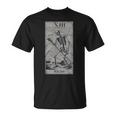 Occult Der Tod Tarot Card The Death La Mort Gothic Vintage T-Shirt