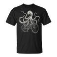 Octopus On Bicycle Cycling Squid Road Bike Cyclist T-Shirt