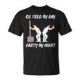 Oil Field By Day Party By Night Oilfield T-Shirt