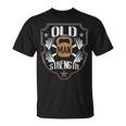 Old Man Strength Gym Gymer Dad Father's Day T-Shirt