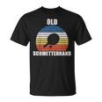 Old Schmetterhand Ping Pong Lustiges Tischtennis T-Shirt