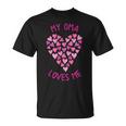 My Oma Loves Me Valentine Hearts For Girls T-Shirt