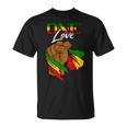 One Love Handfist Jamaica Reggae Music Lover Rasta Reggae T-Shirt