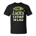 One Lucky Father-In-Law St Patrick's Day Family T-Shirt
