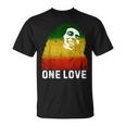 One Reggae Love Reggae Music Rastafarian Jamaica Rock Roots T-Shirt